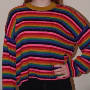 The Ragged Priest Glow Kit Rainbow Sweater